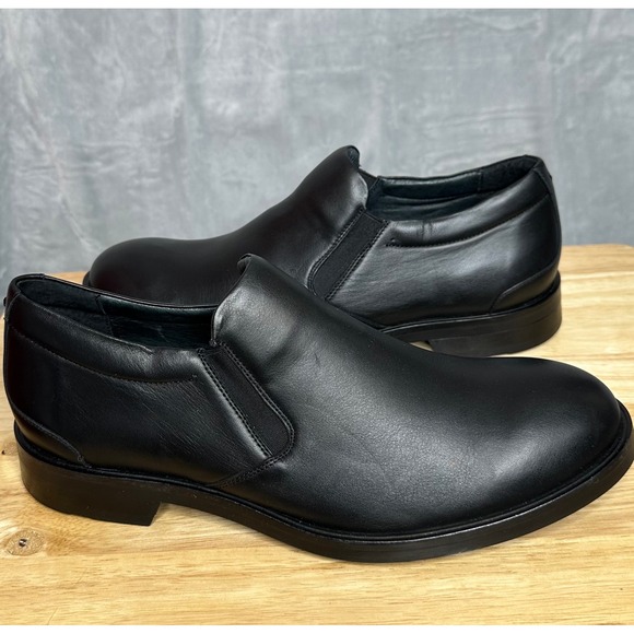 Naot Mens Manhattan Black Leather Shoe US 12 Slip On Comfort Padded Heel‎ main image 10